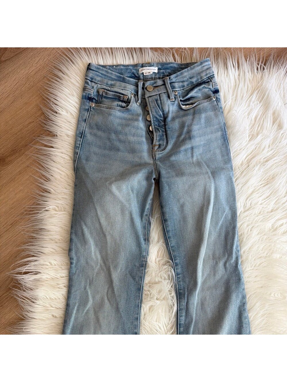Good American ALWAYS FITS GOOD CLASSIC BOOTCUT size 25 inseam 33 - Picture 4 of 7